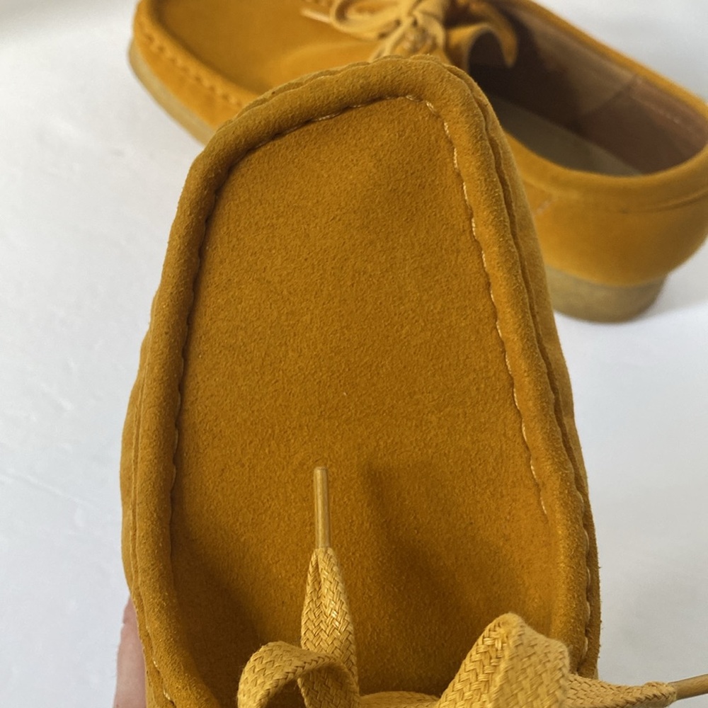 Clarks Wallabee lace ups size 8 US Men’s used once in pristine condition - Picture 3 of 16